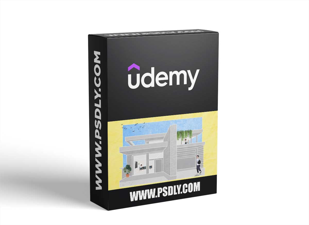 Learn Architecture Rendering In Photoshop ( Collage Style ) 1 Learn Architecture Rendering In Photoshop ( Collage Style )