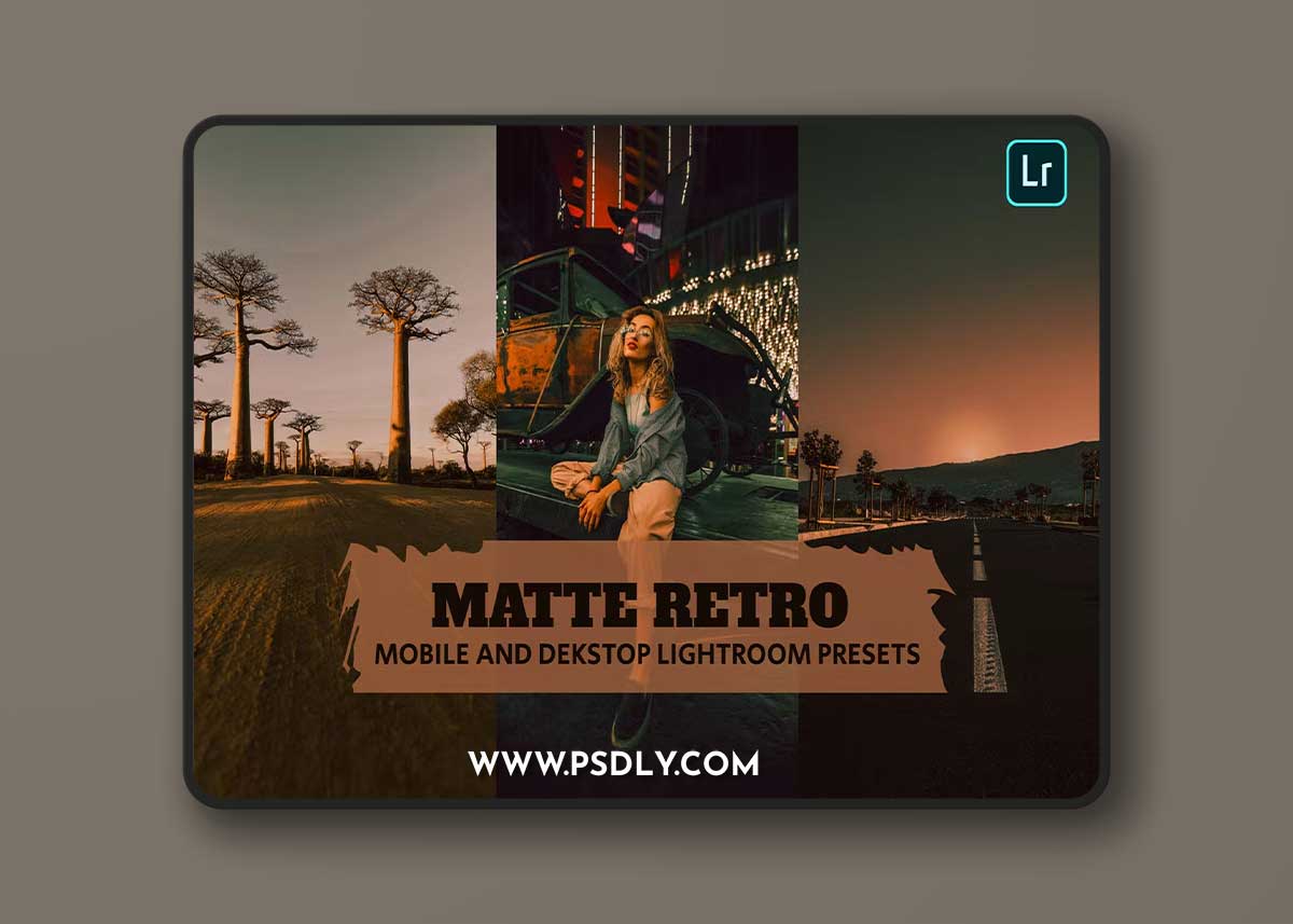 Matte Retro Lightroom Presets Dekstop and Mobile 1 Matte Retro Lightroom Presets Dekstop and Mobile