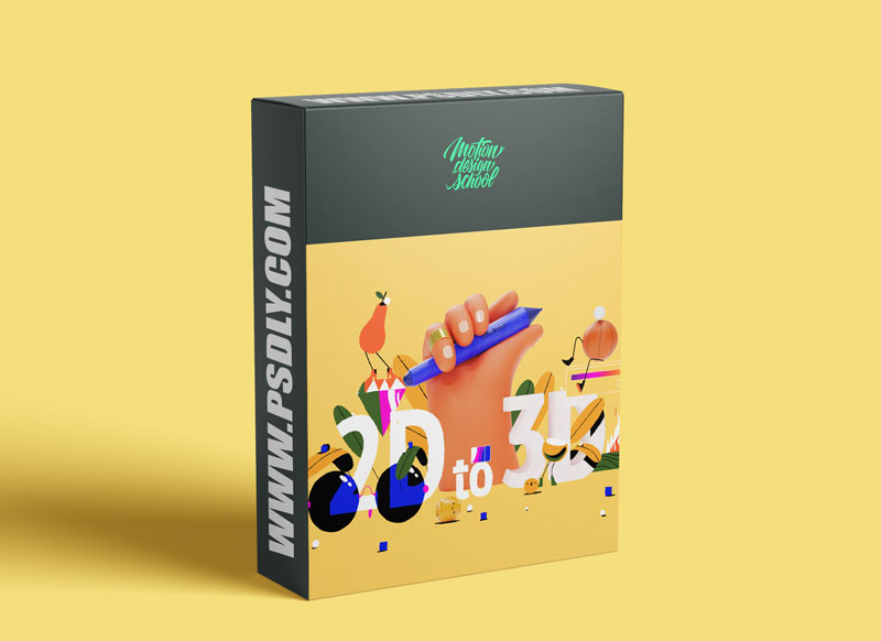 Motion Design School - 2D to 3D with Cinema 4D 1 Motion Design School 2D to 3D with Cinema 4D Download