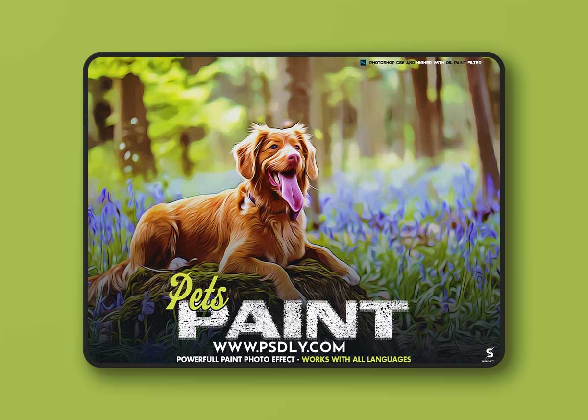 Pets Paint Photoshop Effect 1 Pets Paint Photoshop Effect