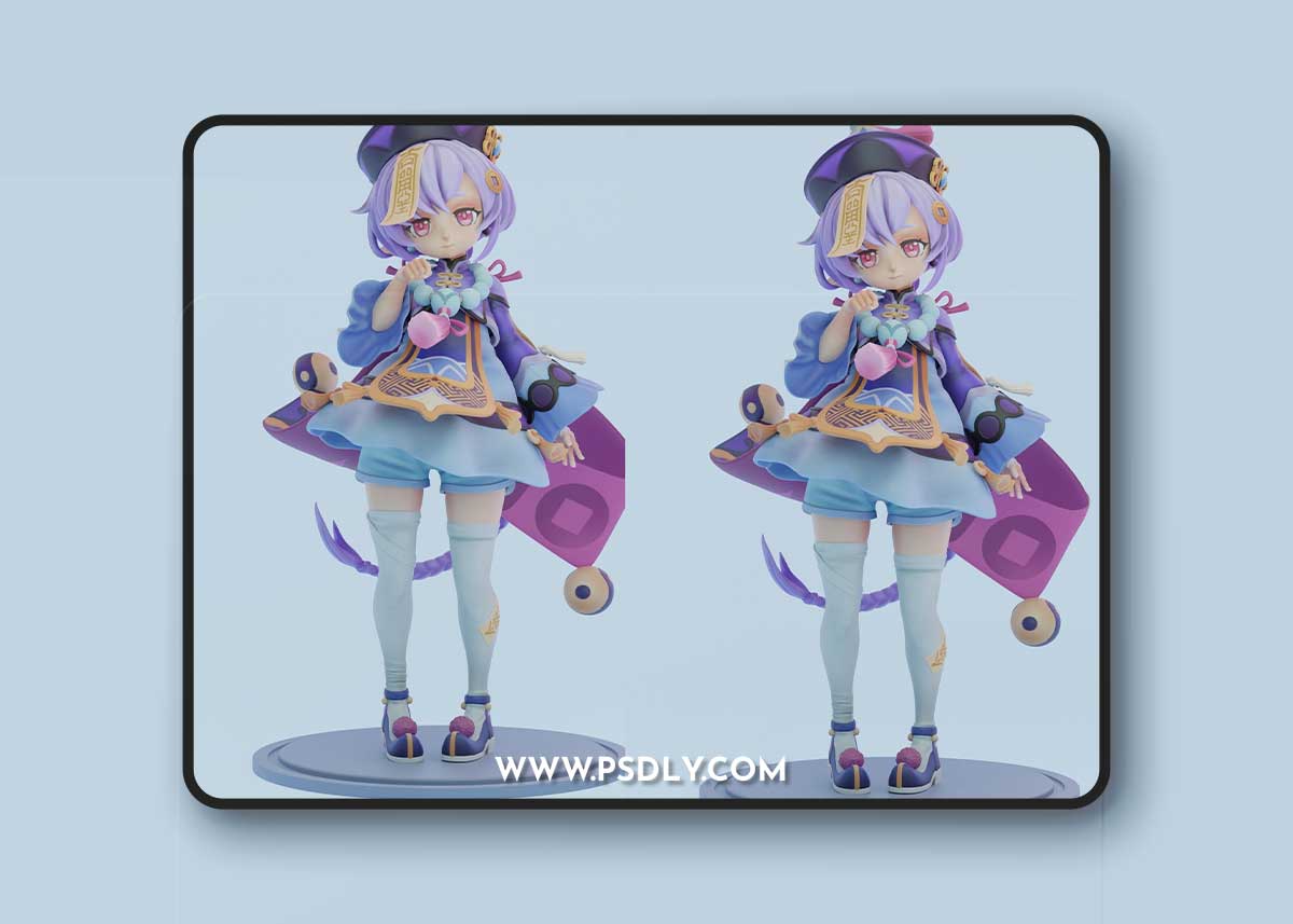 Qiqi Genshin 3D Print Model 1 https://www.psdly.site/wp-content/uploads/2022/06/Qiqi-Genshin-3D-Print-Model.jpg