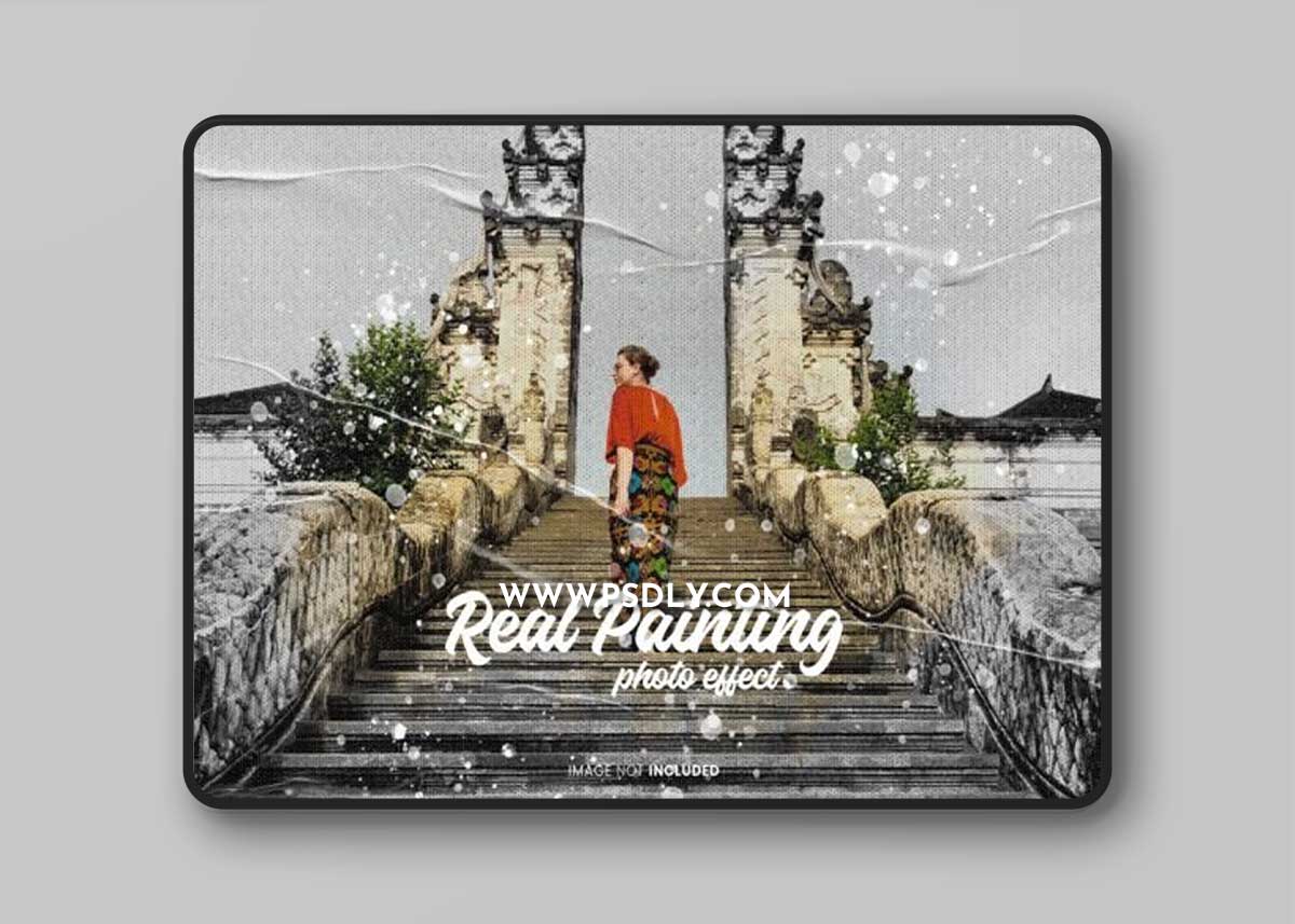 Real Painting Photo Effect 1 Real Painting Photo Effect