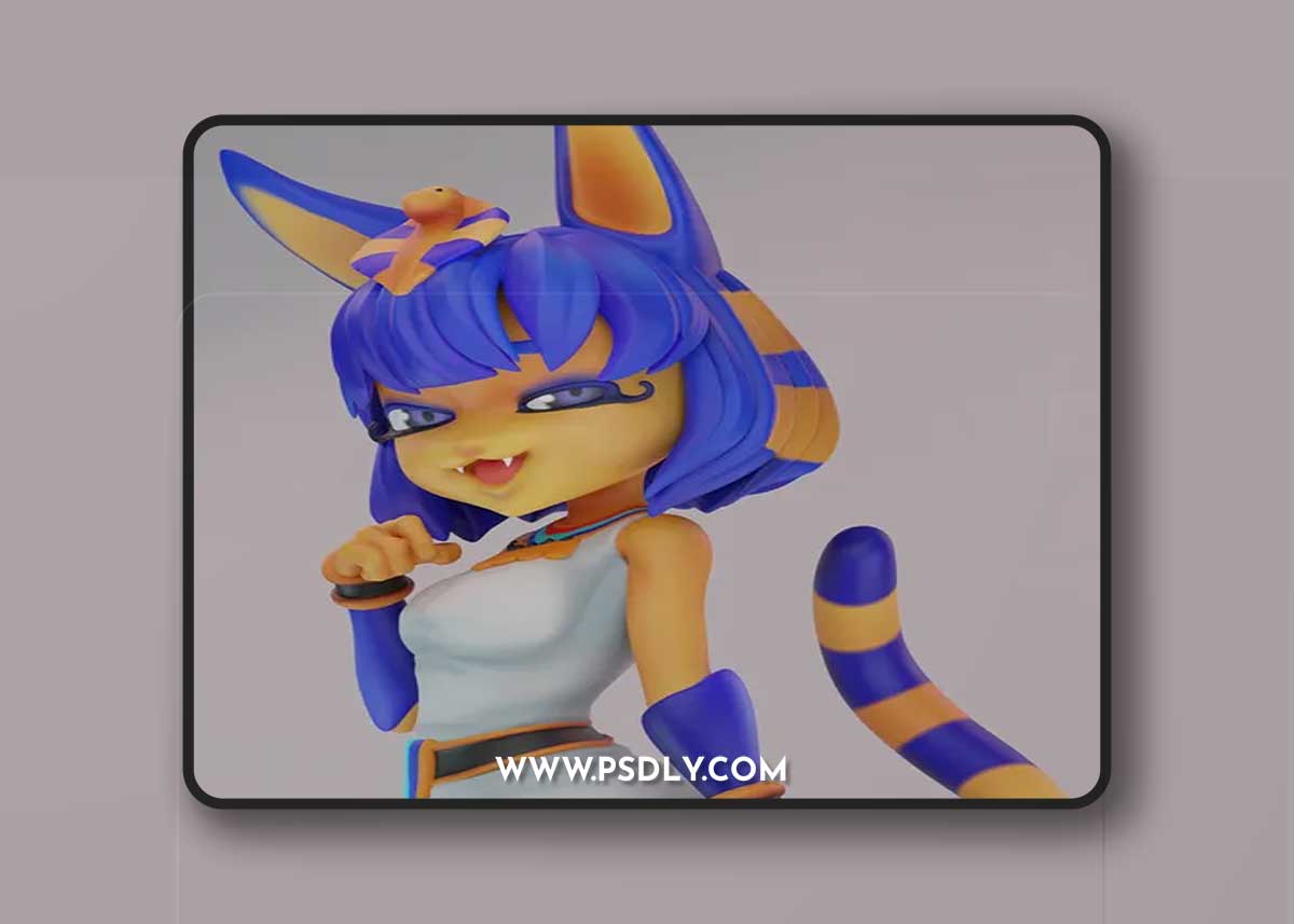 Rubim Mesugaki Ankha 3D Print Model 1 Rubim Mesugaki Ankha 3D Print Model