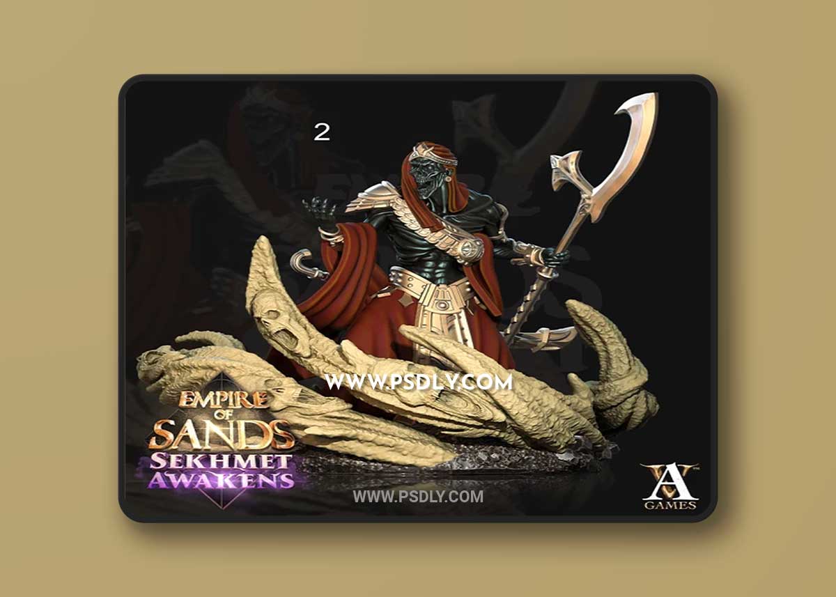 Sekhmet Awakens Sandmancer Aristocrat 2 3D Print Model 1 Sekhmet Awakens Sandmancer Aristocrat 2 3D Print Model