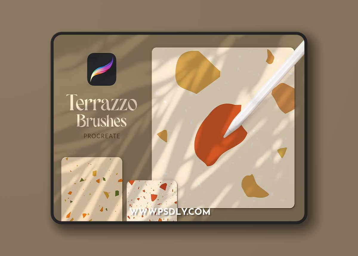 Terrazzo Procreate Brushes WN565AT 1 Terrazzo Procreate Brushes WN565AT