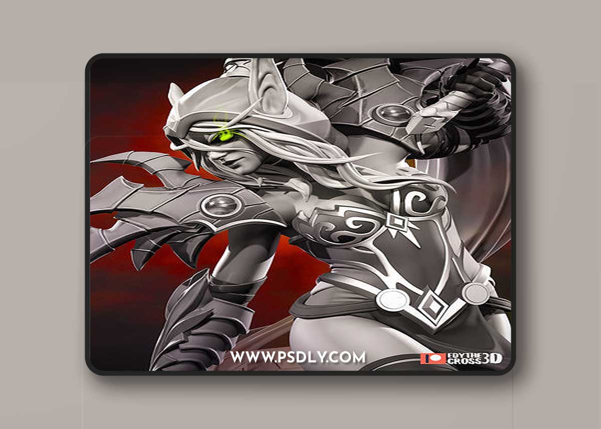 Valeera Sanguinar - World of Warcraft 3D Print Model 1 Valeera Sanguinar - World of Warcraft 3D Print Model