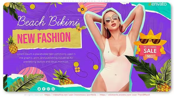 Videohive Bikini Fashion Promo 38118938 1 Videohive Bikini Fashion Promo 38118938