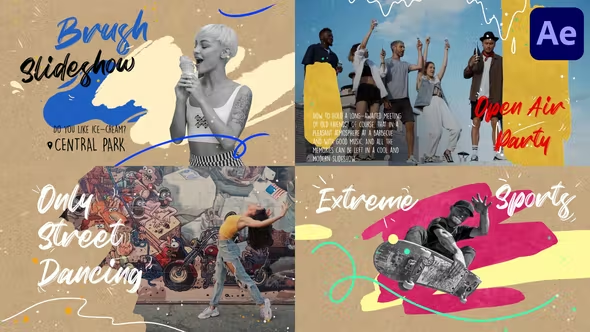 Videohive Brush Slideshow for After Effects 38316889 1 Videohive Brush Slideshow for After Effects 38316889
