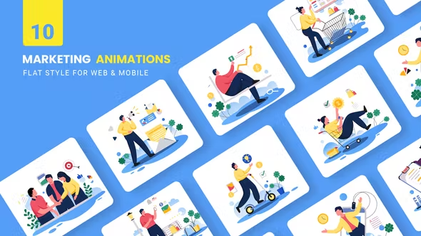 Videohive Business Maketing Animations - Flat Concept 38174111 1 Videohive Business Maketing Animations - Flat Concept 38174111