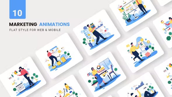 Videohive Business Maketing Animations - Flat Concept 38247074 1 Videohive Business Maketing Animations - Flat Concept 38247074