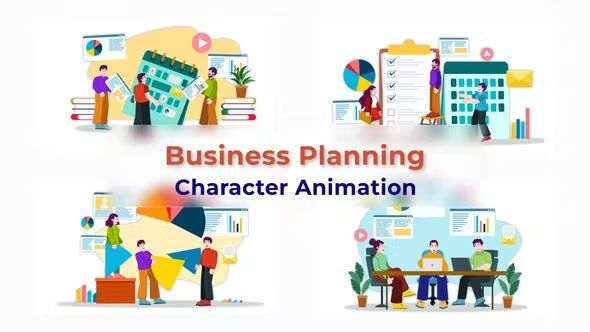 Videohive Business Planning Animation Scene 38193347 1 Videohive Business Planning Animation Scene 38193347