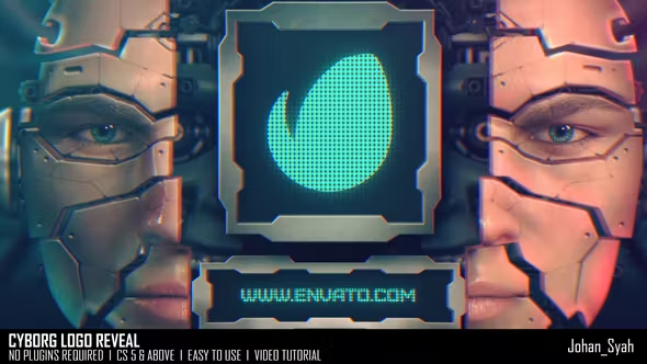 Videohive Cyborg Logo Reveal 38067928 1 Videohive Cyborg Logo Reveal 38067928
