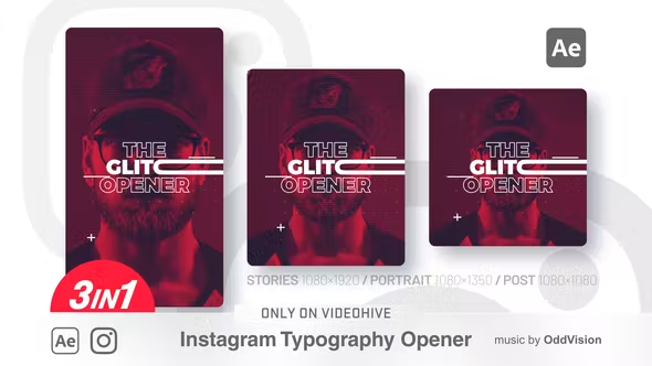Videohive Instagram Typography Opener 35118689 1 Videohive Instagram Typography Opener 35118689