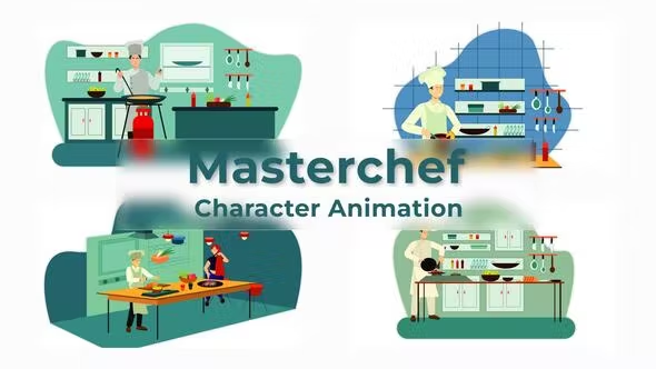 Videohive Masterchef Cooking Animation Scene 01 38195175 1 Videohive Masterchef Cooking Animation Scene 01 38195175