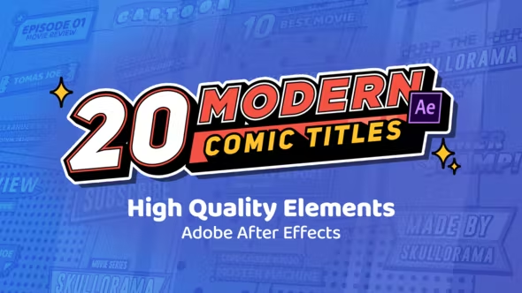 Videohive Modern Comic Titles 27957519 1 Videohive Modern Comic Titles 27957519