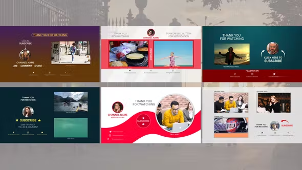 Videohive Modern End Screens 38272680 1 Videohive Modern End Screens 38272680