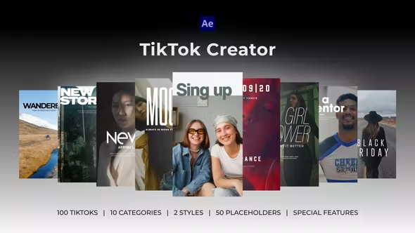 Videohive TikTok Creator | After Effects 38374907 1 Videohive TikTok Creator | After Effects 38374907
