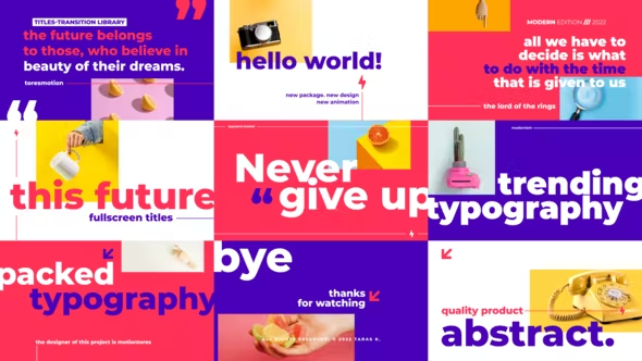 Videohive Titles Transitions | After Effects 38125493 1 Videohive Titles Transitions | After Effects 38125493