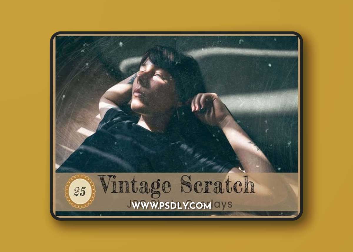 Vintage Scratch Photoshop Overlays 1 Vintage Scratch Photoshop Overlays