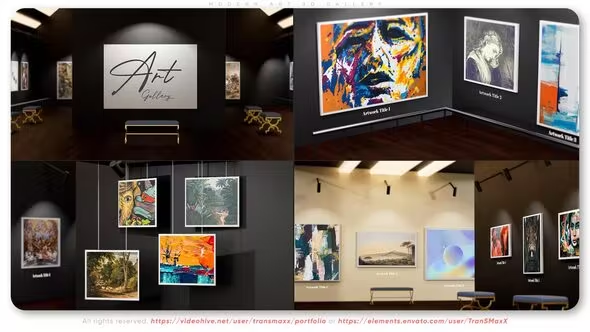 Videohive Modern Art 3d Gallery 38396019 1 Videohive Modern Art 3d Gallery 38396019