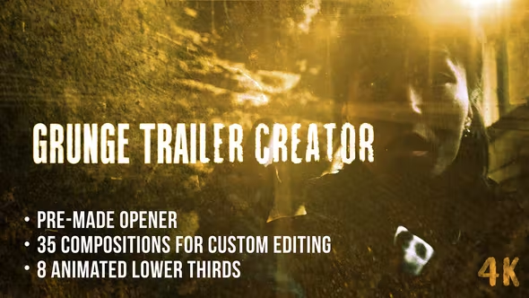 Videohive Grunge Trailer 38287682 1 Videohive Grunge Trailer 38287682