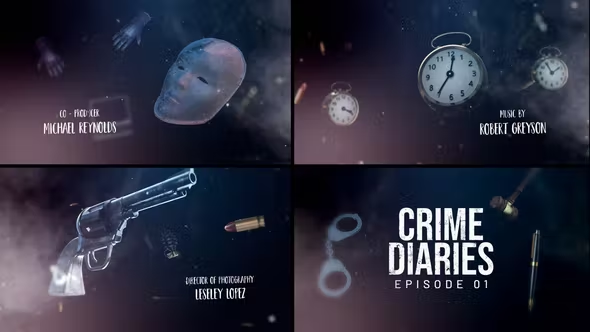 Videohive Crime Diaries - Title Sequence 38404236 1 Videohive Crime Diaries - Title Sequence 38404236