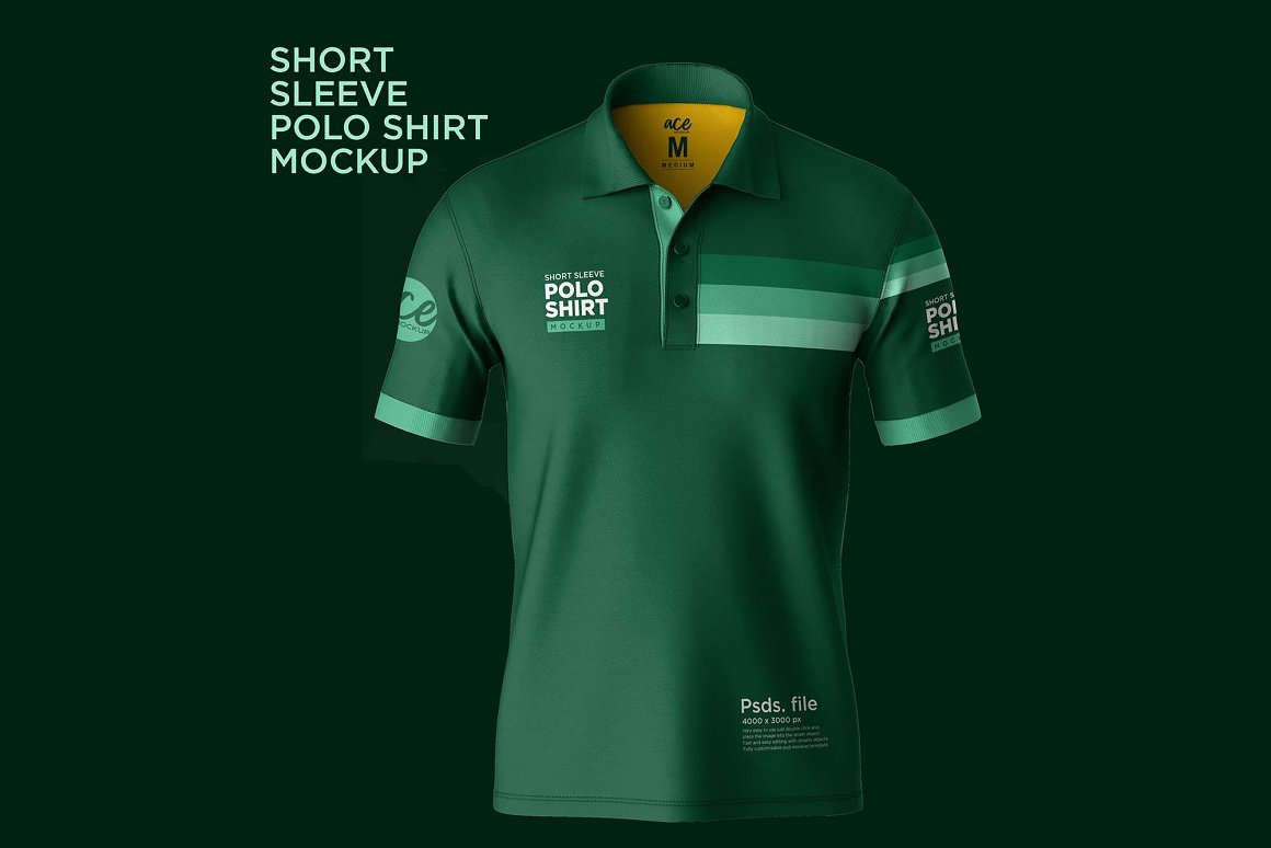 CreativeMarket - Polo T-Shirt Mockup 7252278 1 CreativeMarket - Polo T-Shirt Mockup 7252278