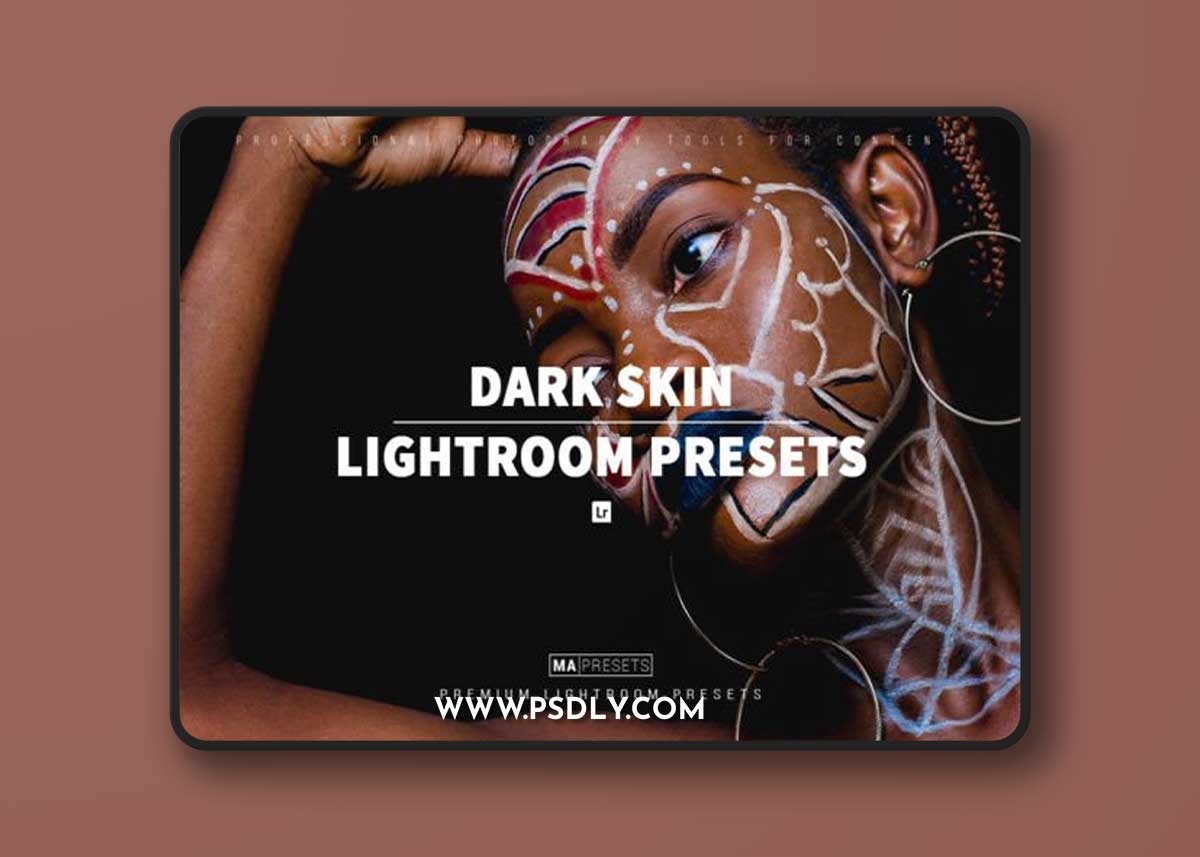 10 DARK SKIN Lightroom Presets 1 10 DARK SKIN Lightroom Presets