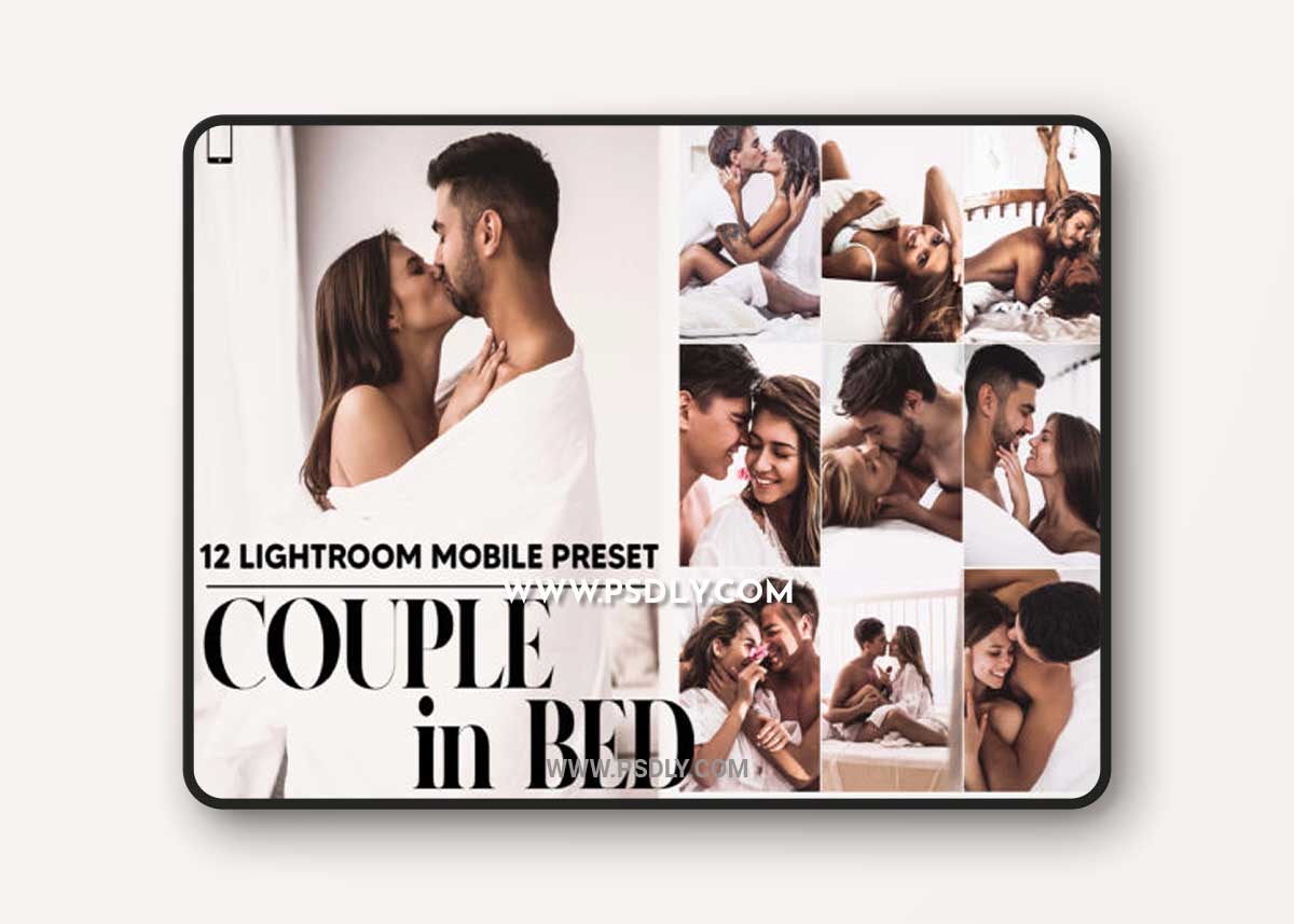 12 Couple in Bed Mobile LR Presets 1 12 Couple in Bed Mobile LR Presets