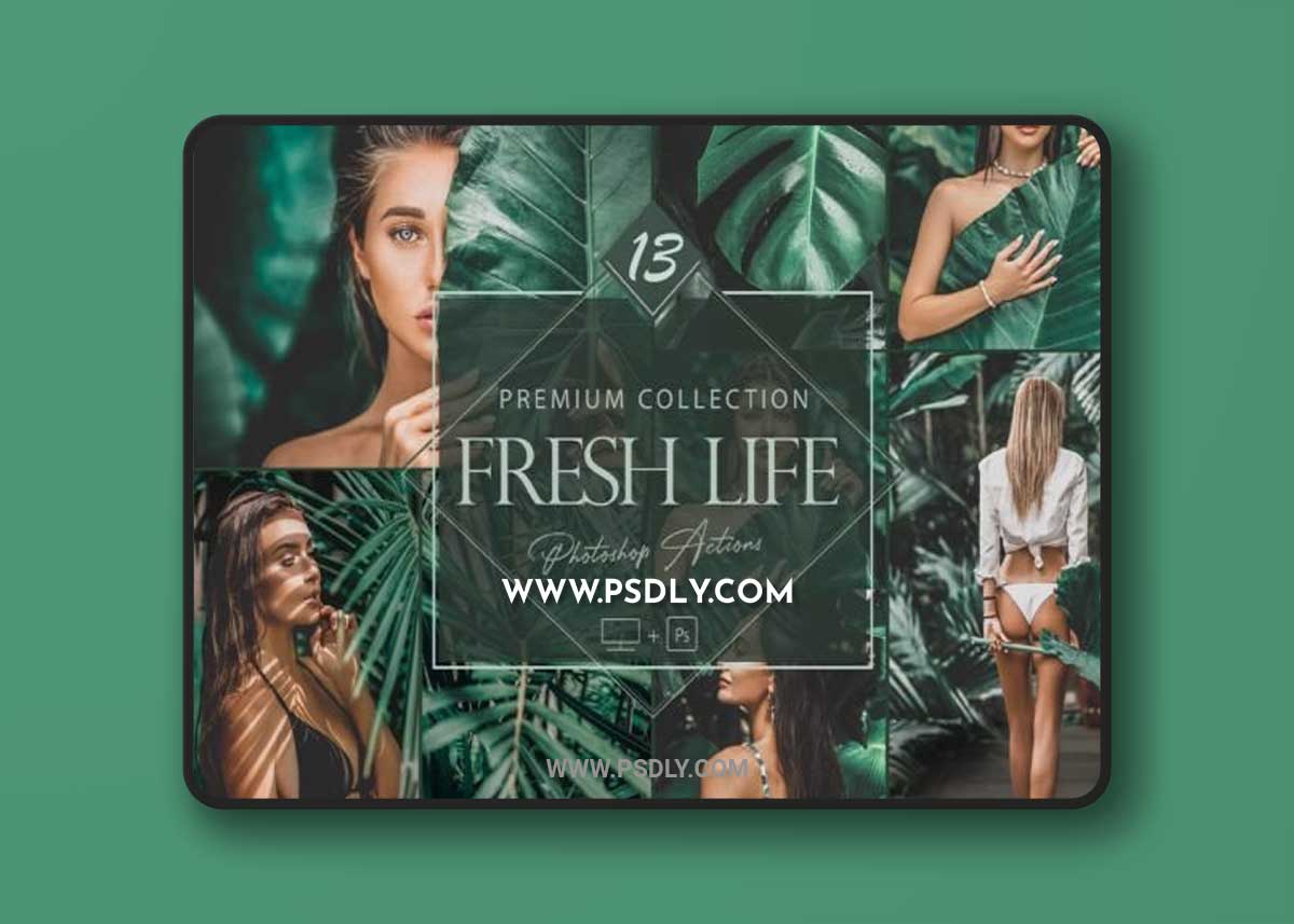 13 Fresh Life Photoshop Actions, Summer 1 13 Fresh Life Photoshop Actions, Summer