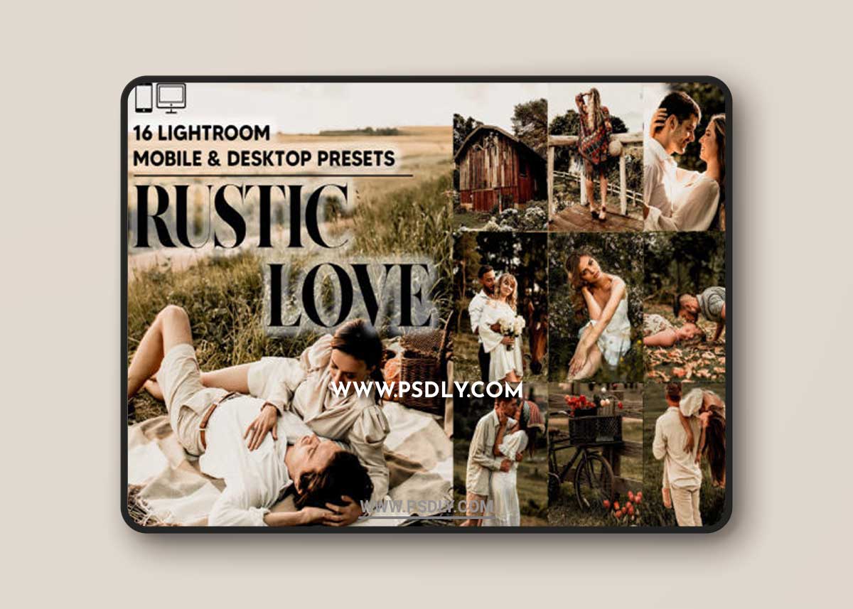 16 Rustic Love Lightroom Presets 1 16 Rustic Love Lightroom Presets