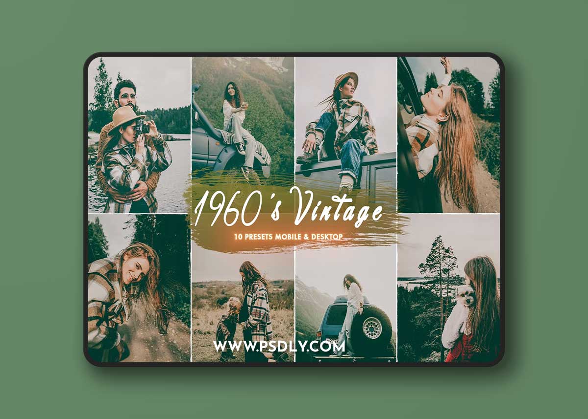 1960's Vintage Lightroom Presets 1 1960's Vintage Lightroom Presets