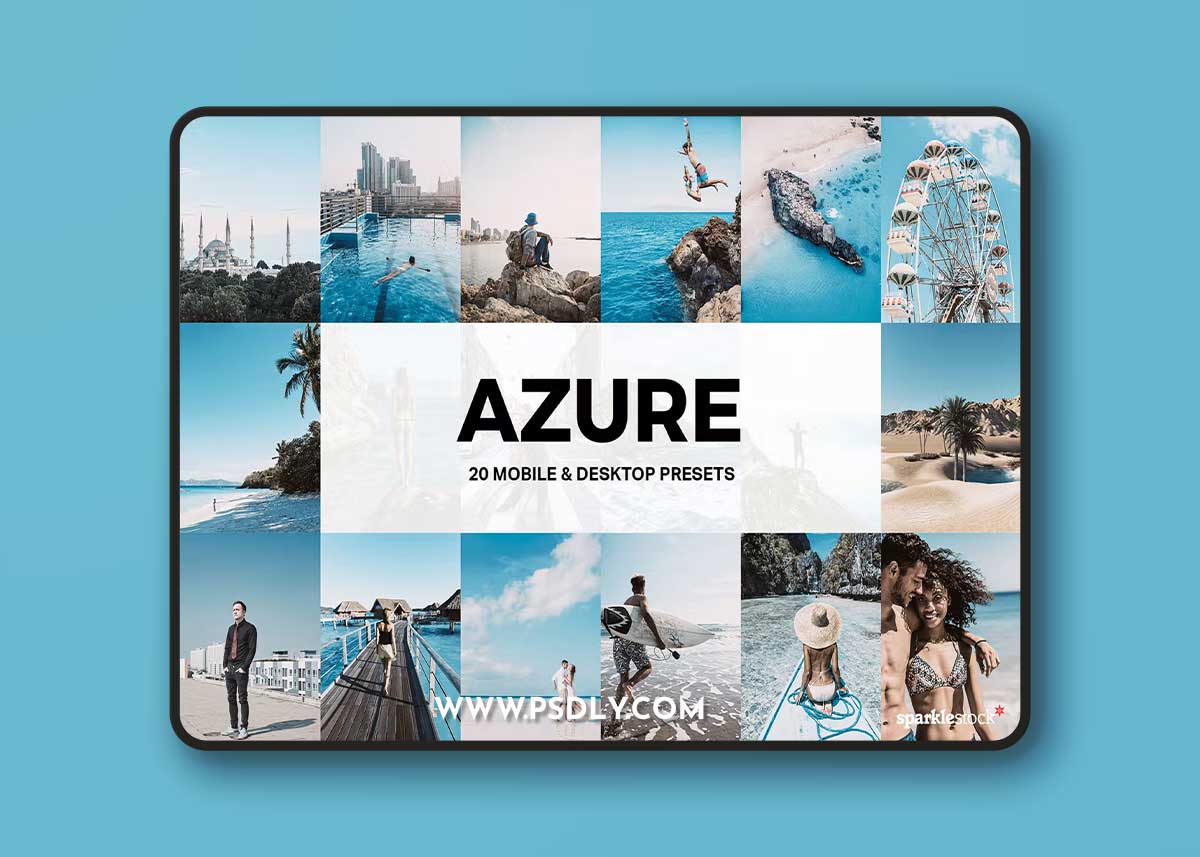 20 Azure Lightroom Presets and LUTs S4B4UC7 1 20 Azure Lightroom Presets and LUTs S4B4UC7
