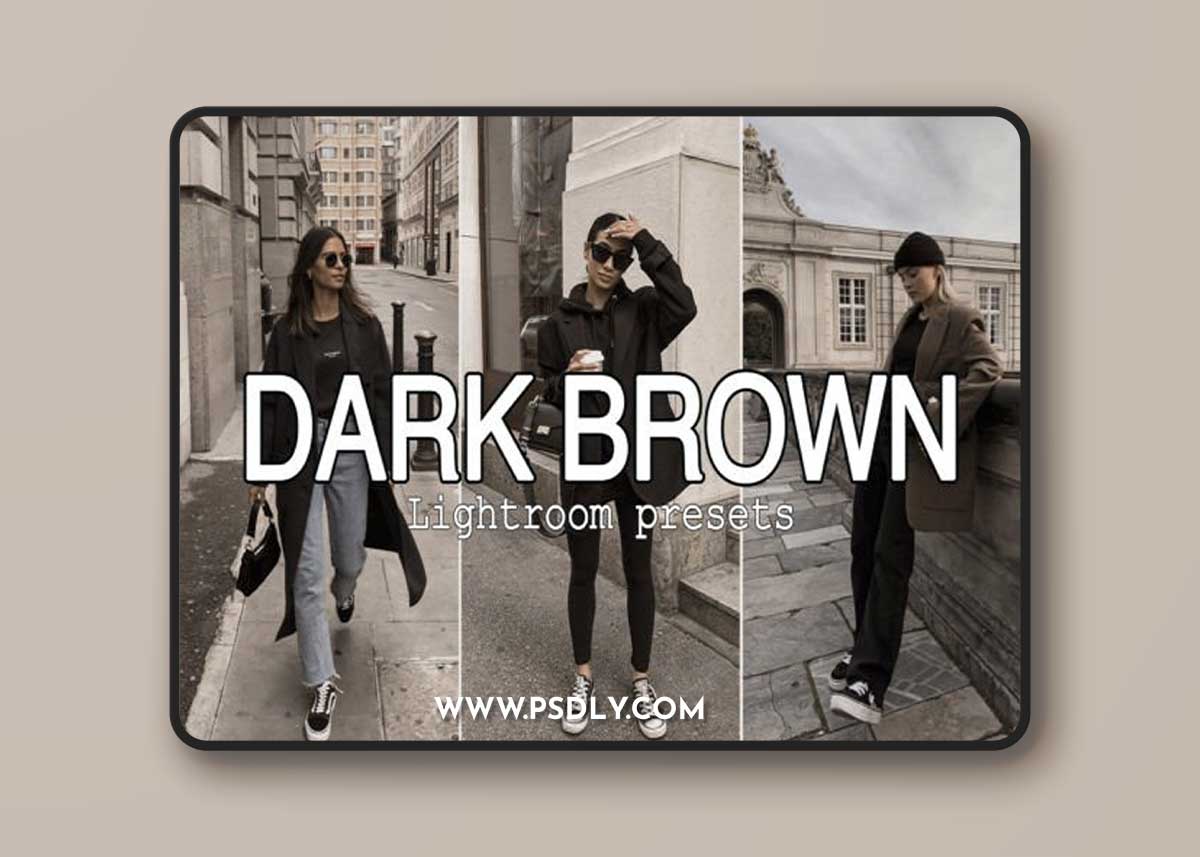 7 Dark Brown Lightroom Mobile Presets 1 7 Dark Brown Lightroom Mobile Presets