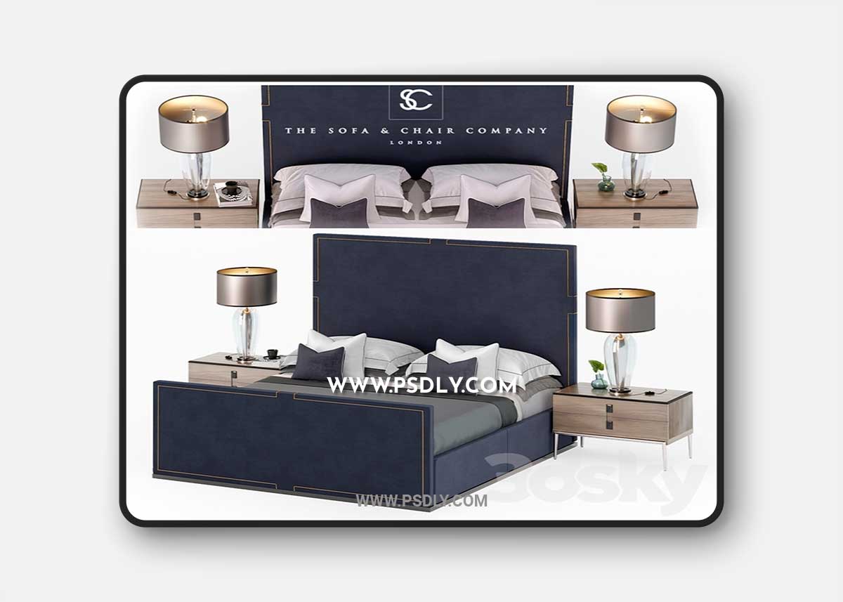 Bed - HOLLAND The Sofa & Chair Company Luxury bed 1 Bed - HOLLAND The Sofa & Chair Company Luxury bed