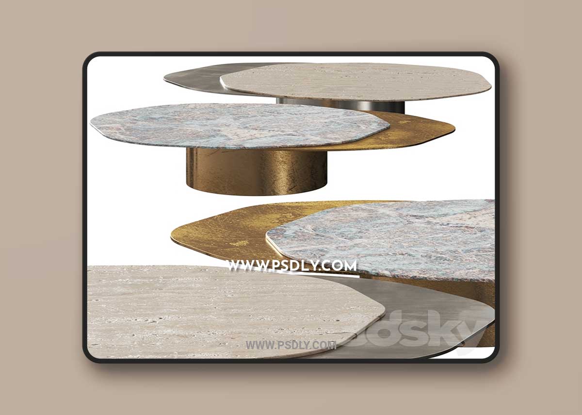 Carlyle Collective Venom Coffee Tables 3D Model 1 Carlyle Collective Venom Coffee Tables 3D Model