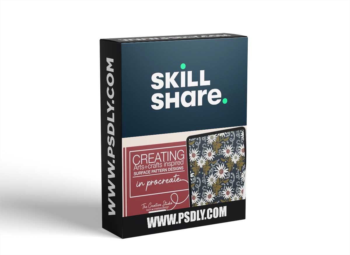 Creating Vintage Arts + Crafts Era Inspired Surface Pattern Designs in Procreate 1 Creating Vintage Arts + Crafts Era Inspired Surface Pattern Designs in Procreate