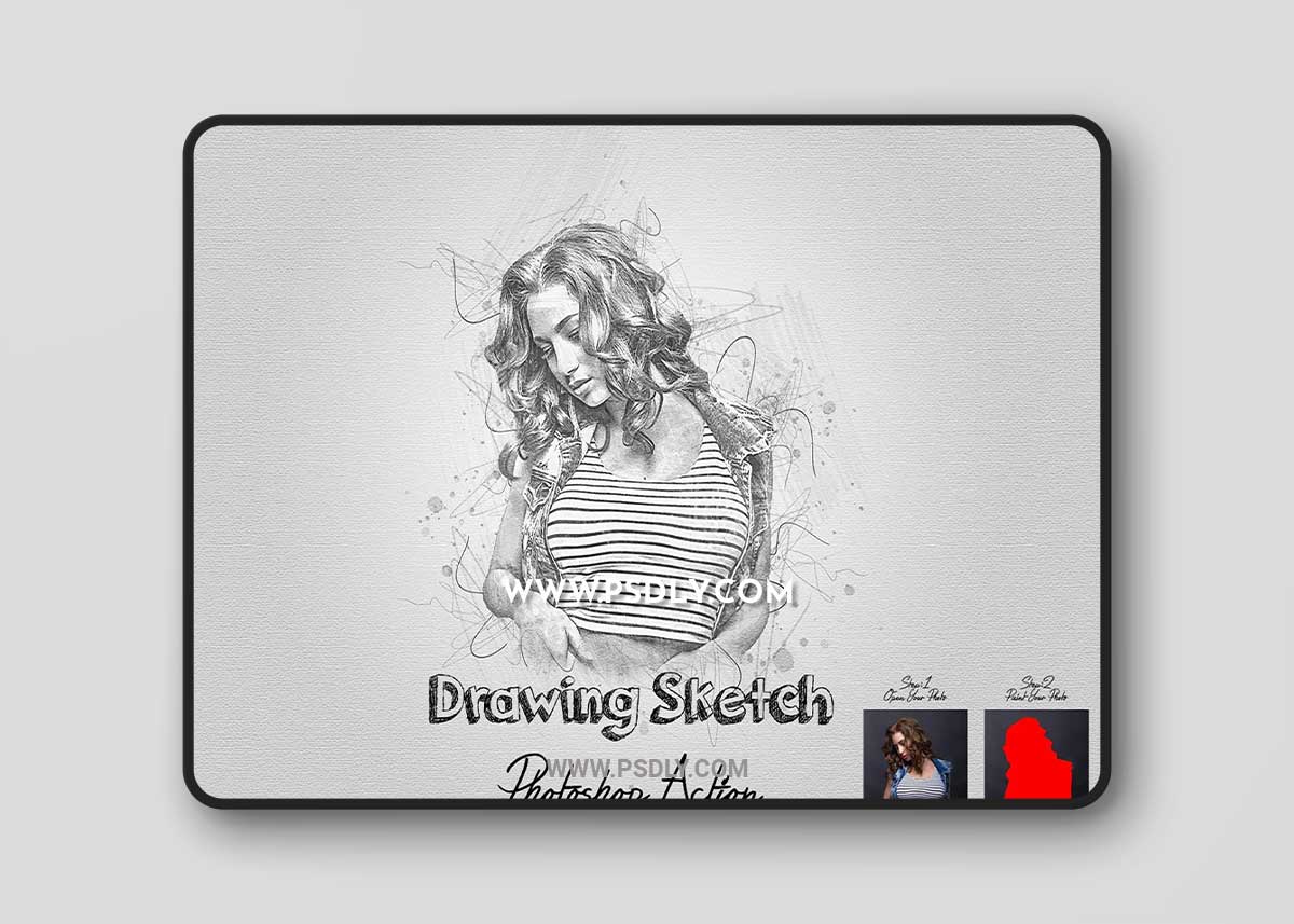 CreativeMarket - Drawing Sketch Photoshop Action 7402525 1 CreativeMarket - Drawing Sketch Photoshop Action 7402525