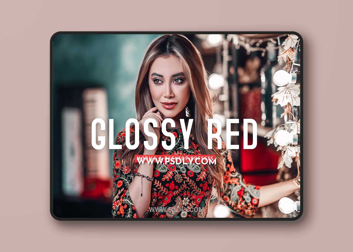 CreativeMarket - Glossy Red Pro Lightroom Presets 7375254 1 CreativeMarket - Glossy Red Pro Lightroom Presets 7375254