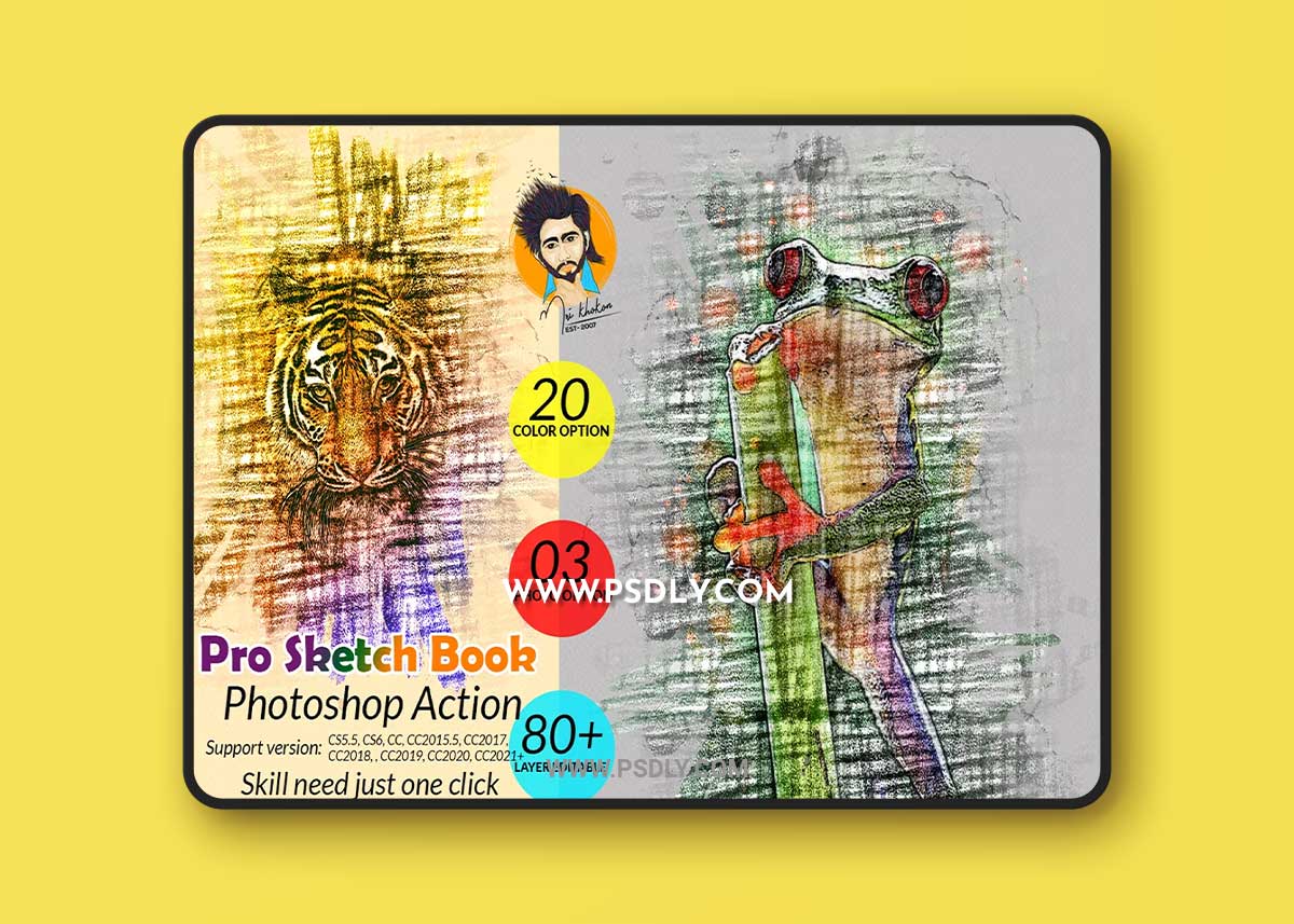 CreativeMarket - Pro Sketch Book Photoshop Action 5796722 1 CreativeMarket - Pro Sketch Book Photoshop Action 5796722