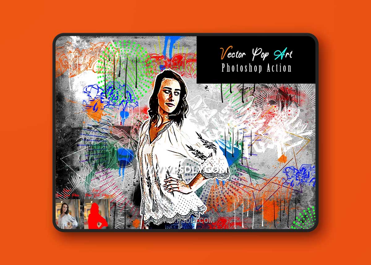 CreativeMarket - Vector Pop Art Photoshop Action 7391055 1 CreativeMarket - Vector Pop Art Photoshop Action 7391055