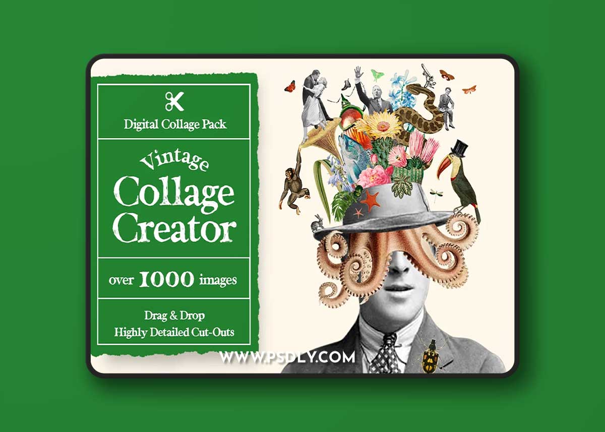 CreativeMarket - Vintage Collage Creator 1000+ Images - 6997183 1 CreativeMarket - Vintage Collage Creator 1000+ Images - 6997183