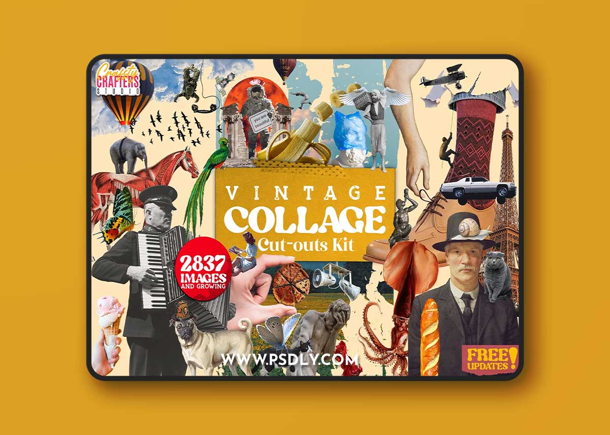 CreativeMarket - Vintage Collage Kit 2837+ Elements - 6685351 1 CreativeMarket - Vintage Collage Kit 2837+ Elements - 6685351
