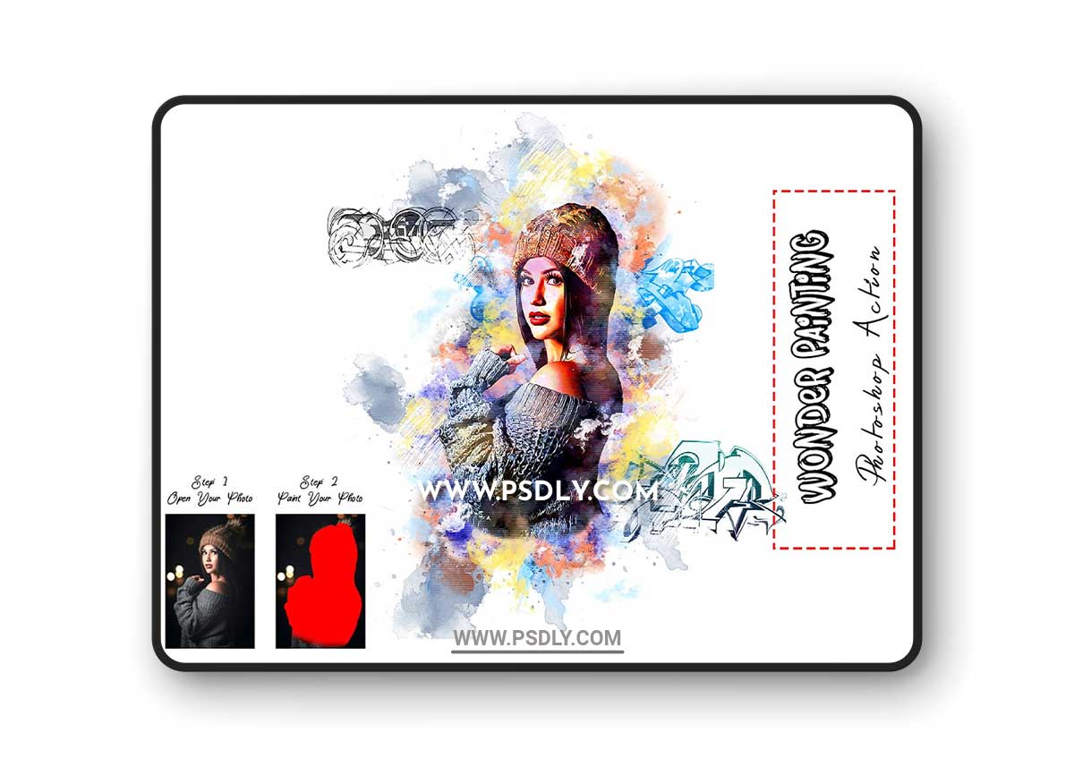 CreativeMarket - Wonder Painting Photoshop Action 7362166 1 CreativeMarket - Wonder Painting Photoshop Action 7362166
