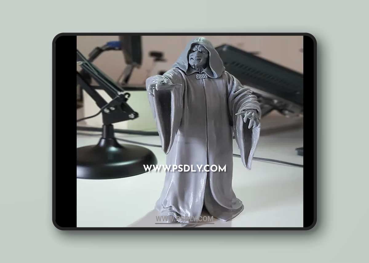 Darth Sidious 3D STL 3D Model 1 Darth Sidious 3D STL 3D Model