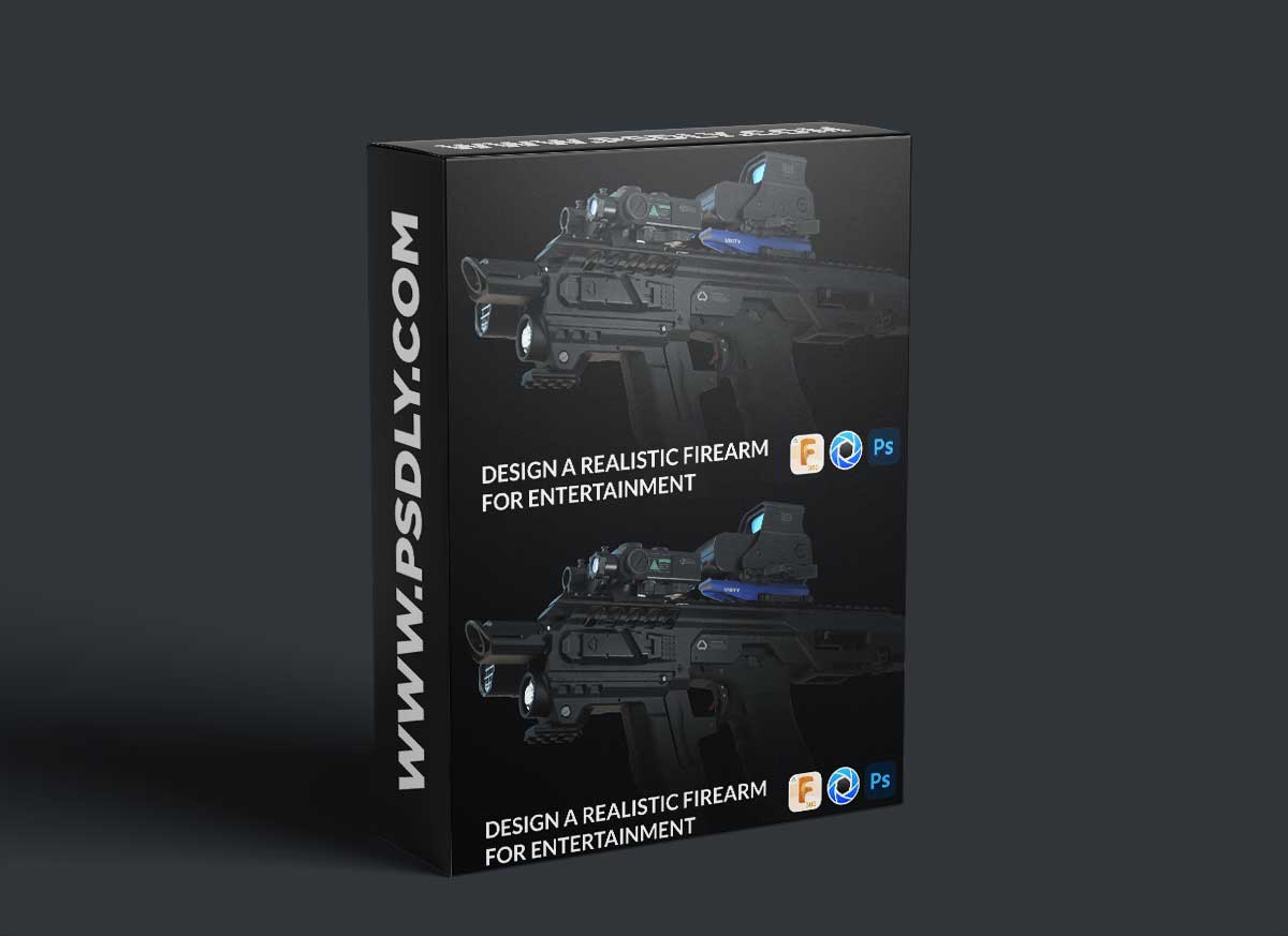 Design a realistic firearm for entertainment 1 Design a realistic firearm for entertainment