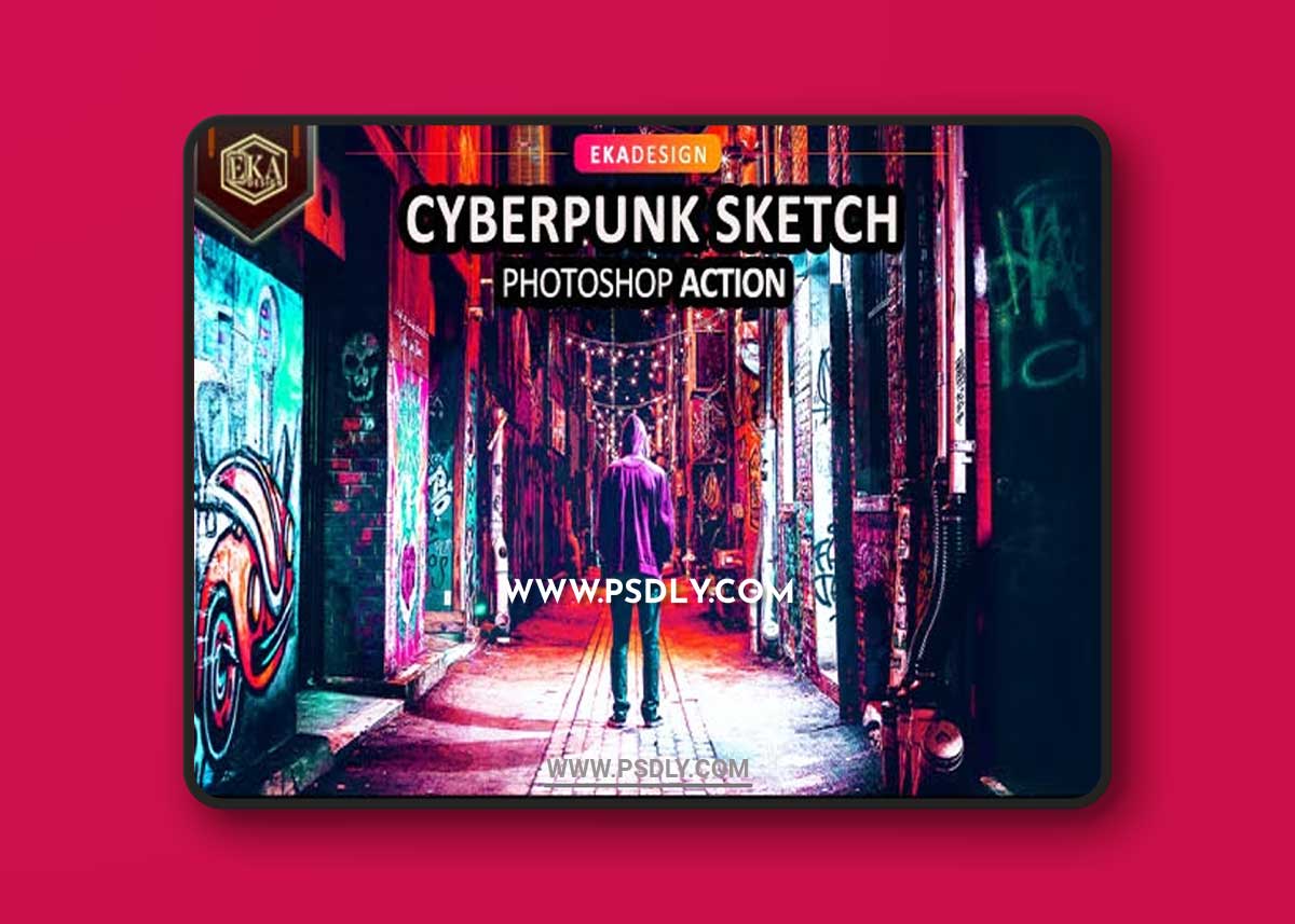 GraphicRiver - Cyber Punk Sketch Photoshop Action 33236860 1 GraphicRiver - Cyber Punk Sketch Photoshop Action 33236860