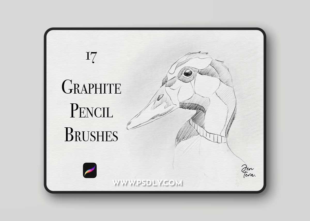 Graphite Pencils for Procreate JT3Z24A 1 Graphite Pencils for Procreate JT3Z24A