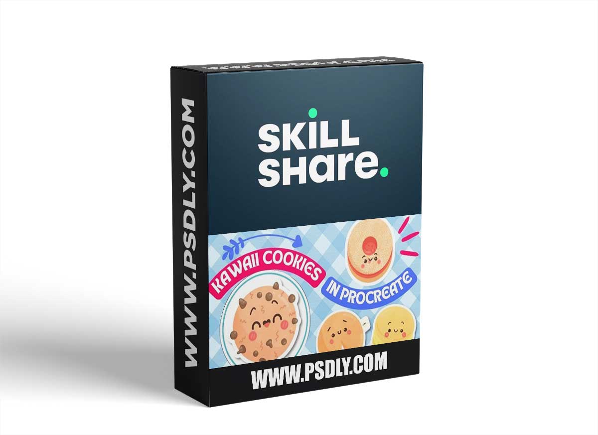 How to Draw Kawaii Sticker Illustrations: Cute Cookies | Procreate 1 How to Draw Kawaii Sticker Illustrations: Cute Cookies | Procreate