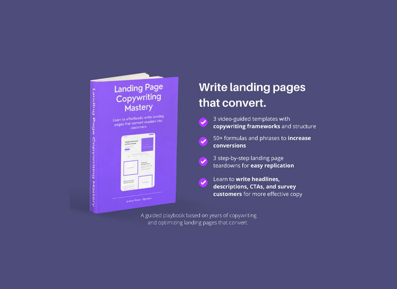 Jeremy Moser – Landing Page Copywriting Mastery Download 2022 1 Jeremy Moser Landing Page Copywriting Mastery Download